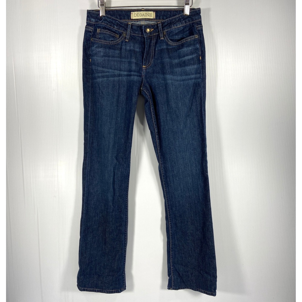 Degaine Slim Boot Low Rise Blue Denim Jeans Womens 27‎